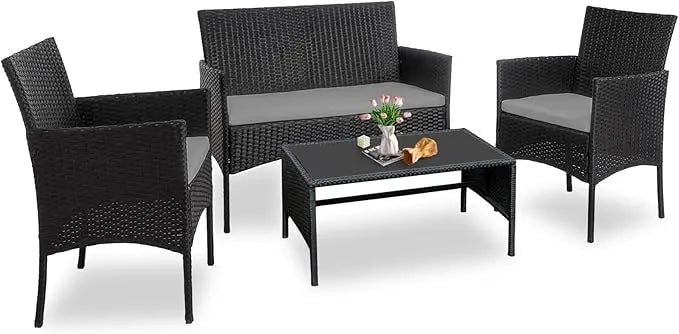 Outdoor Wicker Patio Furniture Set