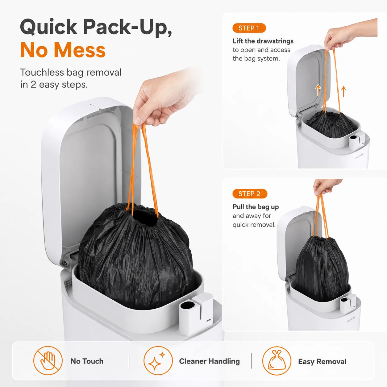 Smart Trash Can with Auto-Lining