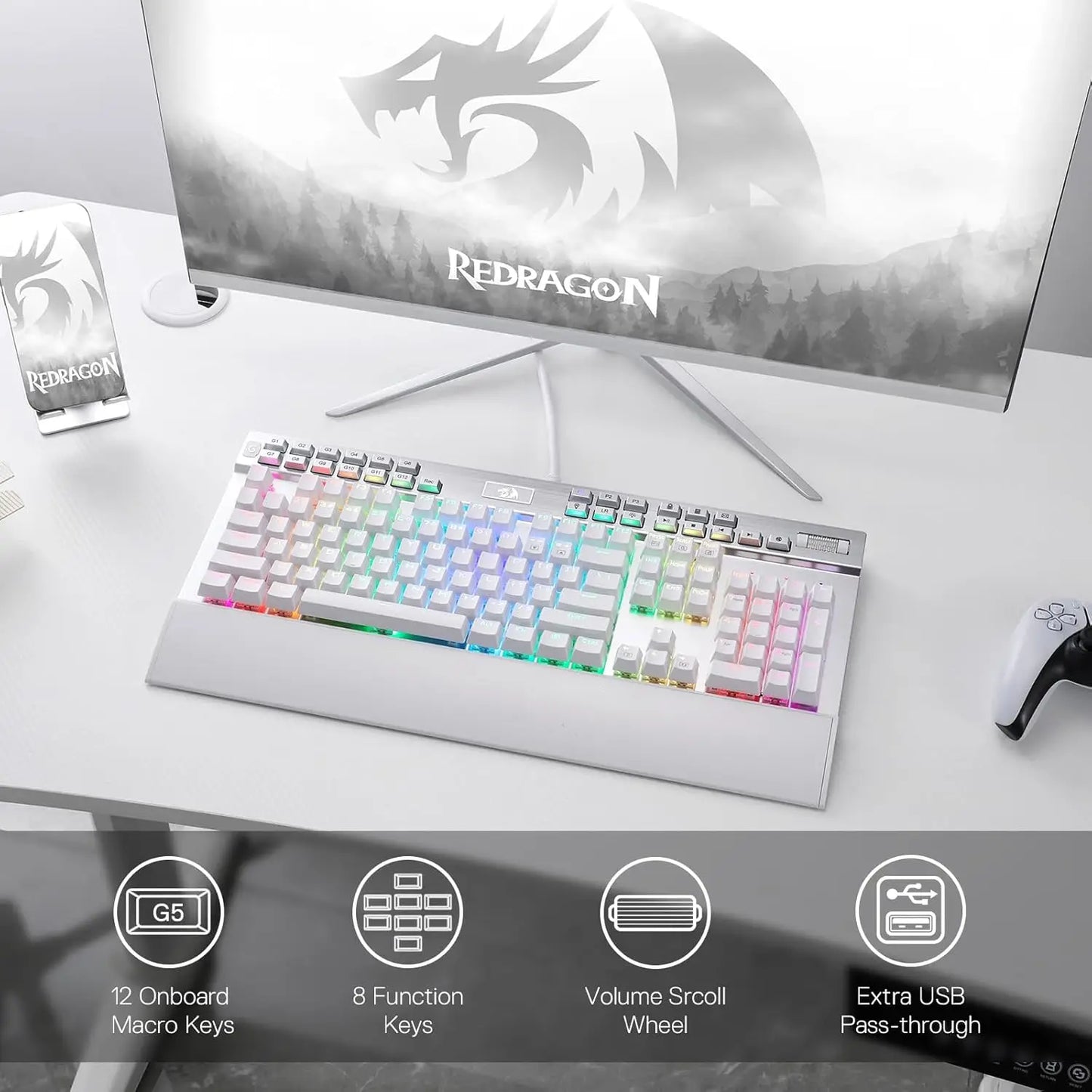 Redragon K550 RGB Gaming Keyboard