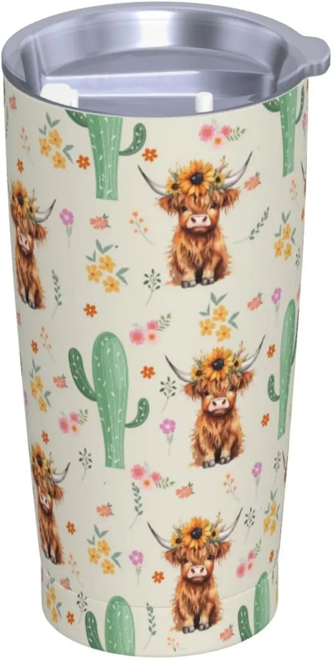 20oz Highland Cow Tumbler