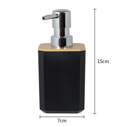 Bamboo Bathroom Accessories Set