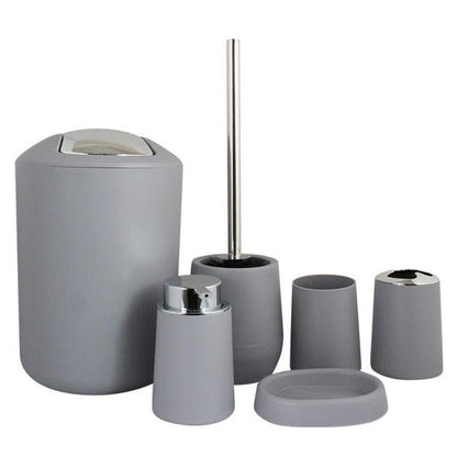 Bamboo Bathroom Accessories Set