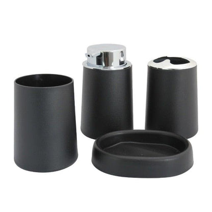 Bamboo Bathroom Accessories Set