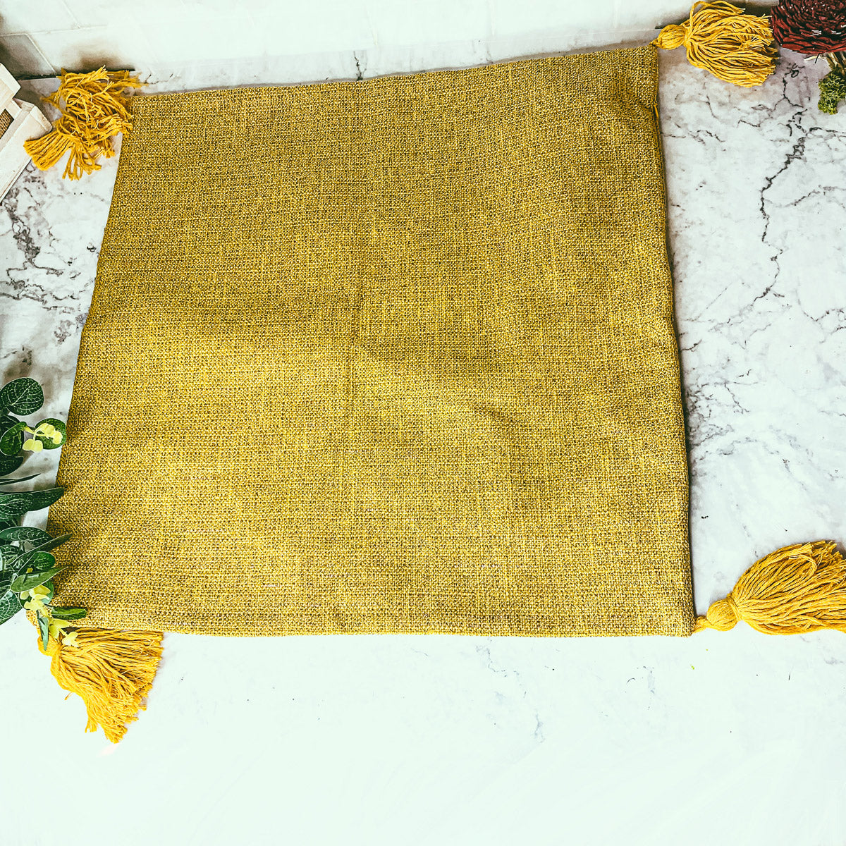 Boho Cotton Linen Pillow Cover 18x18