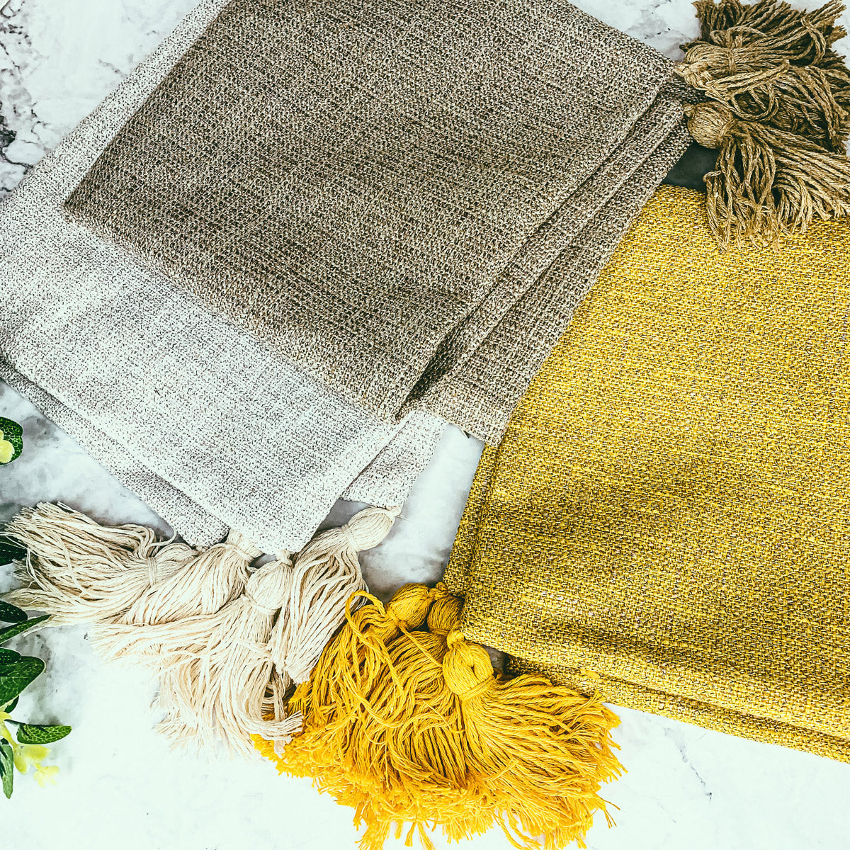 Boho Cotton Linen Pillow Cover 18x18