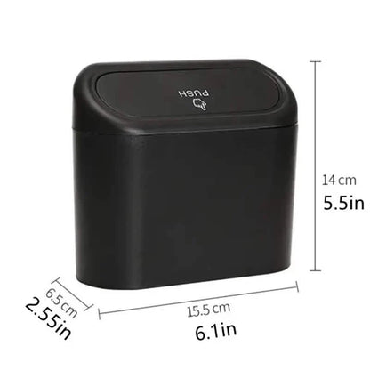 Car Trash Can with Lid