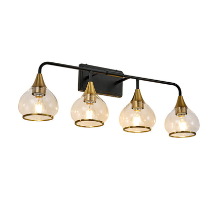 Black & Gold Vanity Wall Sconce