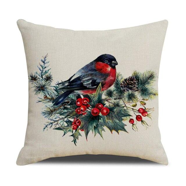 Christmas Cotton Throw Pillow Cases