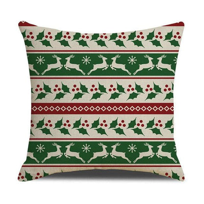Christmas Cotton Throw Pillow Cases