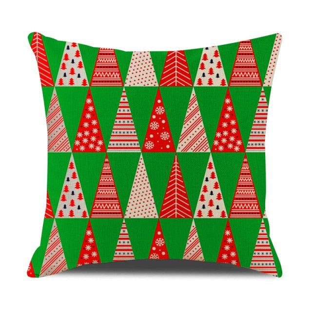 Christmas Cotton Throw Pillow Cases