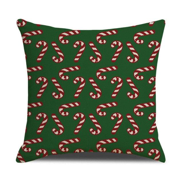 Christmas Cotton Throw Pillow Cases