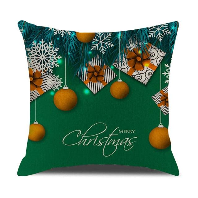Christmas Cotton Throw Pillow Cases