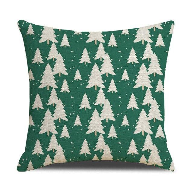 Christmas Cotton Throw Pillow Cases