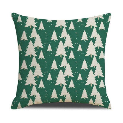 Christmas Cotton Throw Pillow Cases