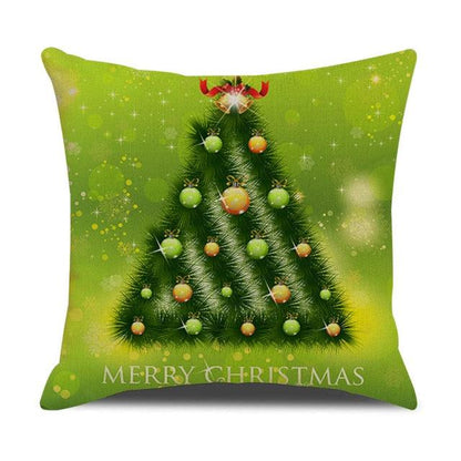 Christmas Cotton Throw Pillow Cases