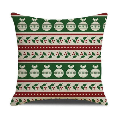 Christmas Cotton Throw Pillow Cases
