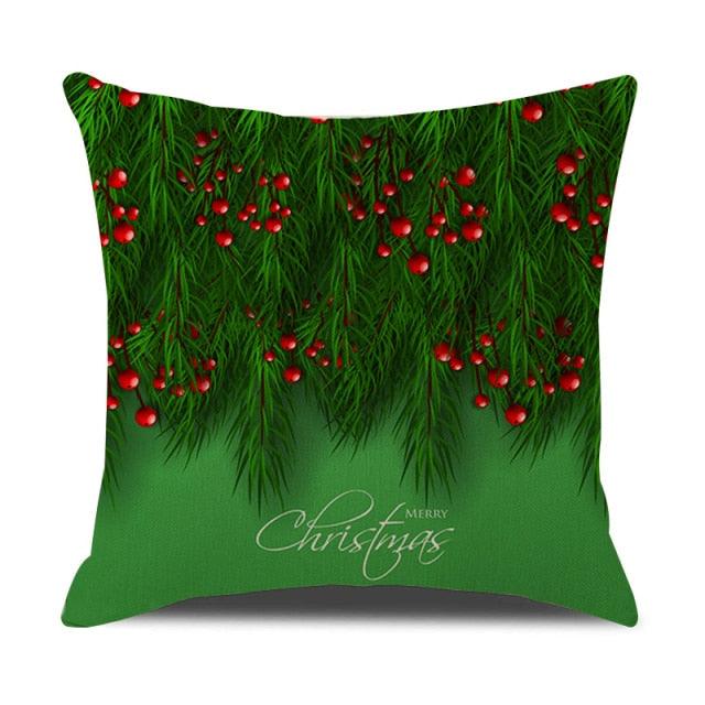 Christmas Cotton Throw Pillow Cases