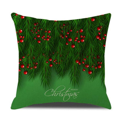 Christmas Cotton Throw Pillow Cases