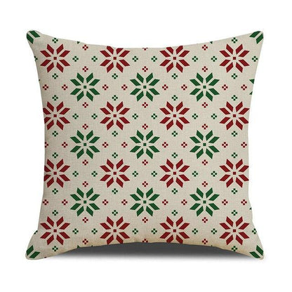 Christmas Cotton Throw Pillow Cases