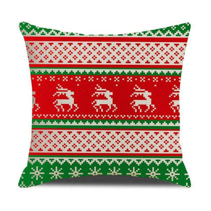 Christmas Cotton Throw Pillow Cases