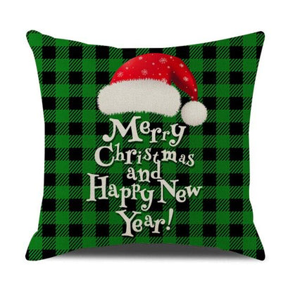 Christmas Cotton Throw Pillow Cases