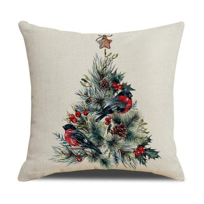 Christmas Cotton Throw Pillow Cases