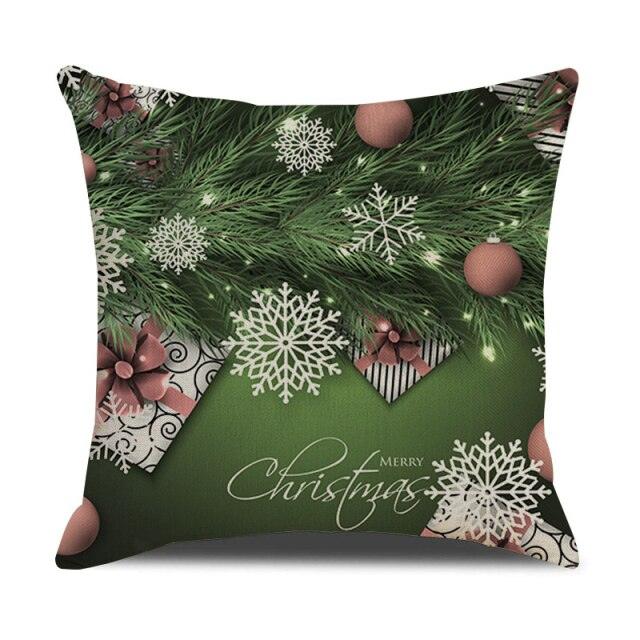 Christmas Cotton Throw Pillow Cases
