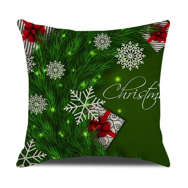 Christmas Cotton Throw Pillow Cases