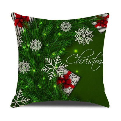 Christmas Cotton Throw Pillow Cases
