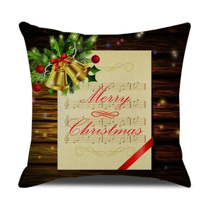 Christmas Cotton Throw Pillow Cases