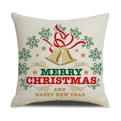 Christmas Cotton Throw Pillow Cases
