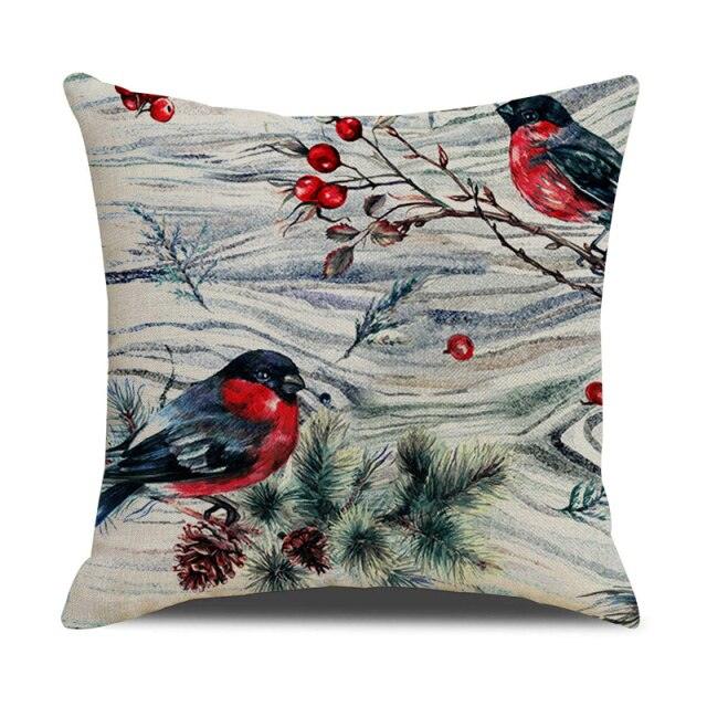 Christmas Cotton Throw Pillow Cases