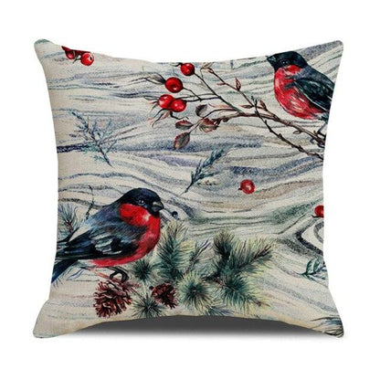 Christmas Cotton Throw Pillow Cases