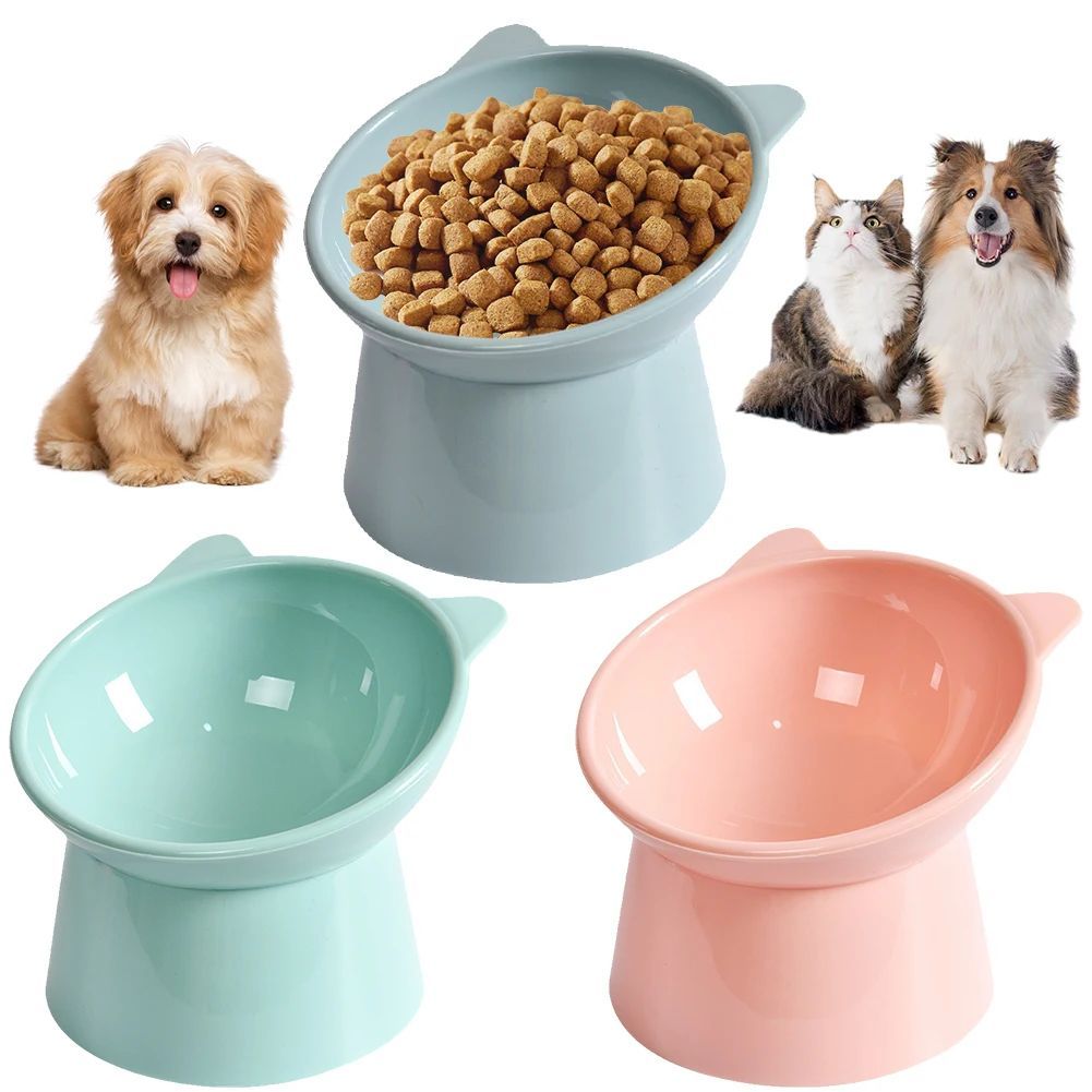Tilted Elevated Pet Food Bowl