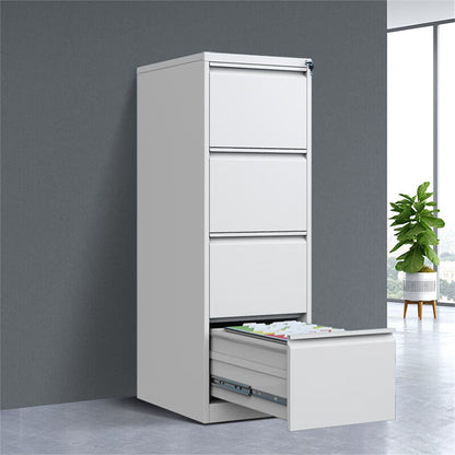 Metal 3 Drawer File Cabinet With Lock