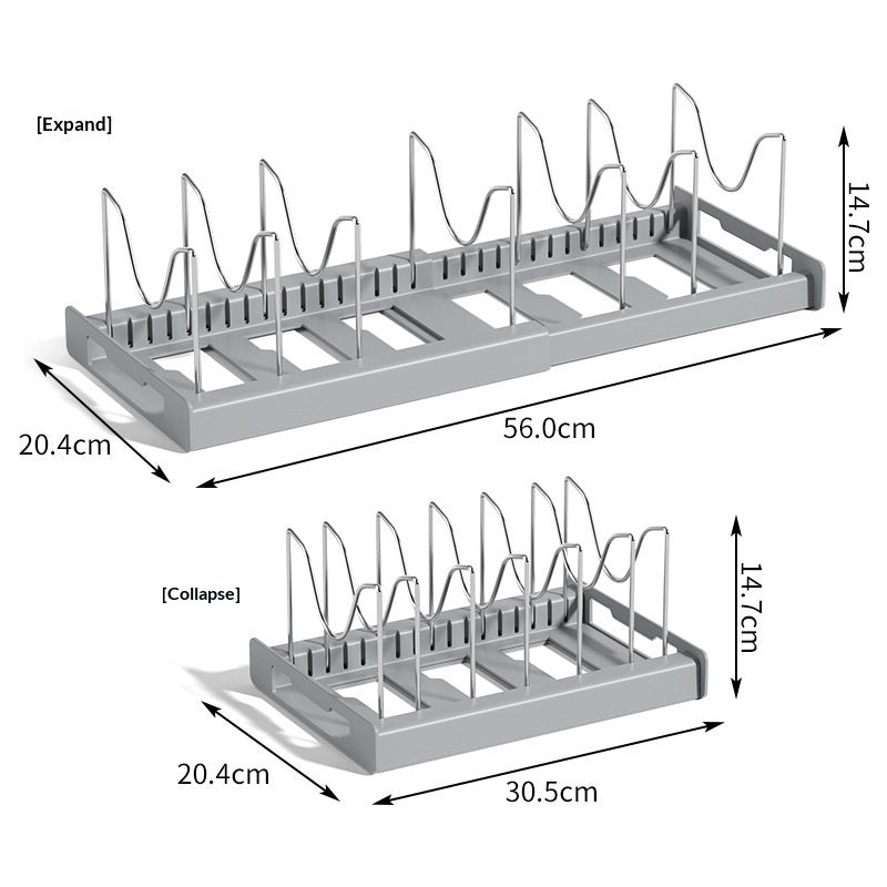 Household Multi-Functional Pot Lid Rack
