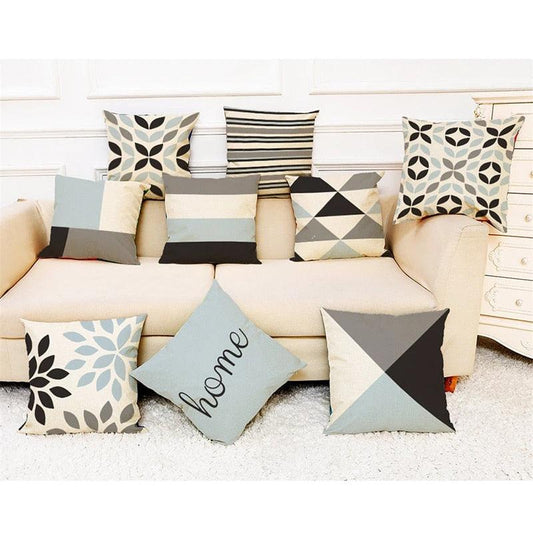 Elegant Pattern Printed Throw Pillow Covers