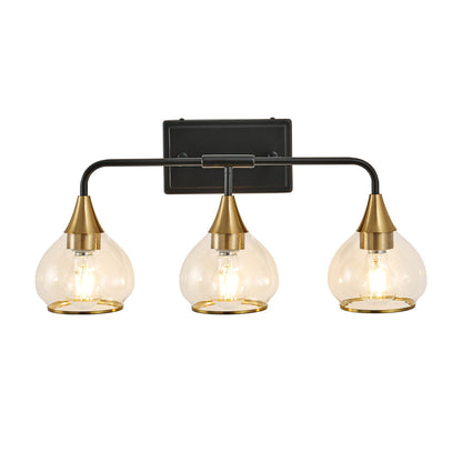 Black & Gold Vanity Wall Sconce