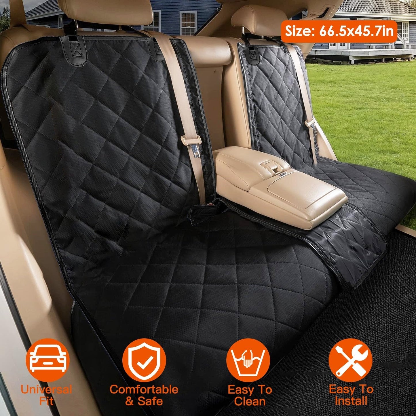 Dog Car Seat Cover Waterproof Scratch-proof