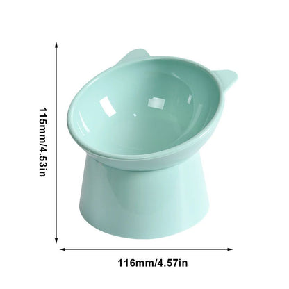 Tilted Elevated Pet Food Bowl