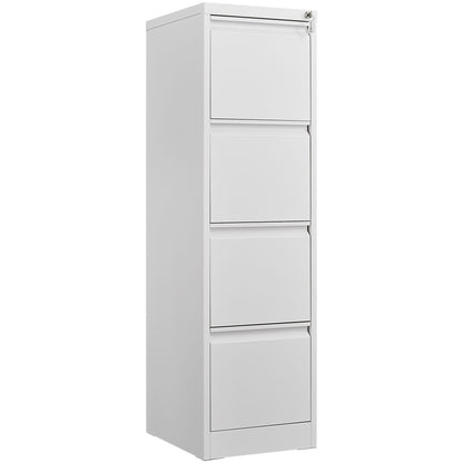 Metal 3 Drawer File Cabinet With Lock