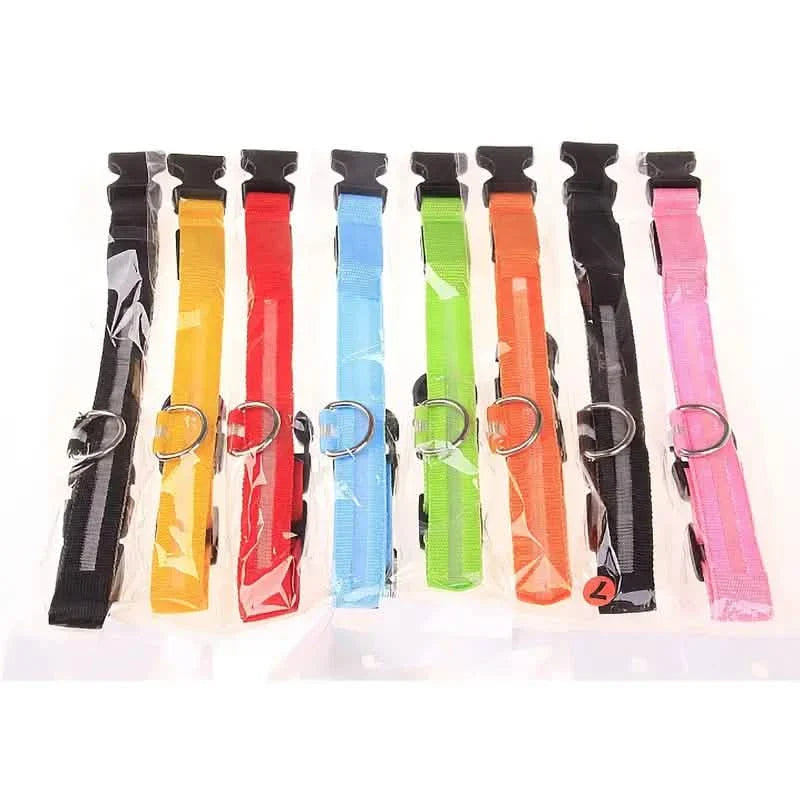 Adjustable LED Dog Collars