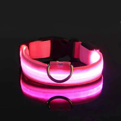 Adjustable LED Dog Collars