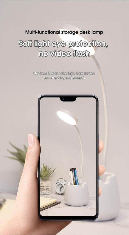 LED Table Lamp With Pen Holder
