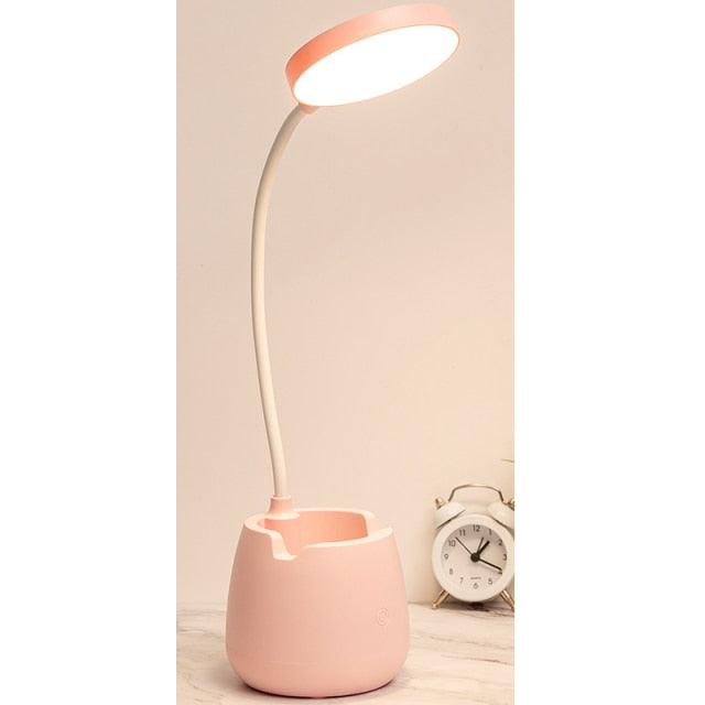 LED Table Lamp With Pen Holder
