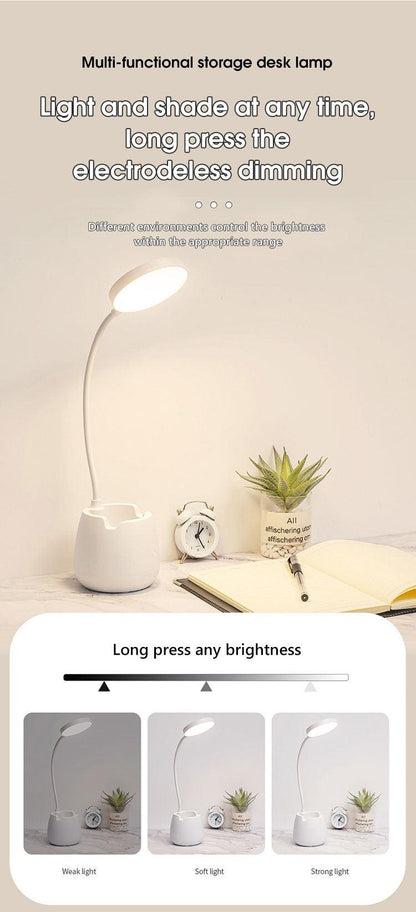 LED Table Lamp With Pen Holder
