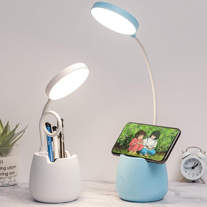 LED Table Lamp With Pen Holder