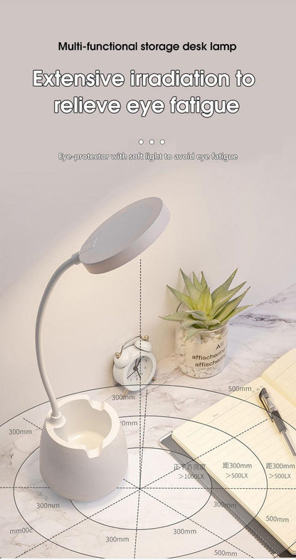 LED Table Lamp With Pen Holder