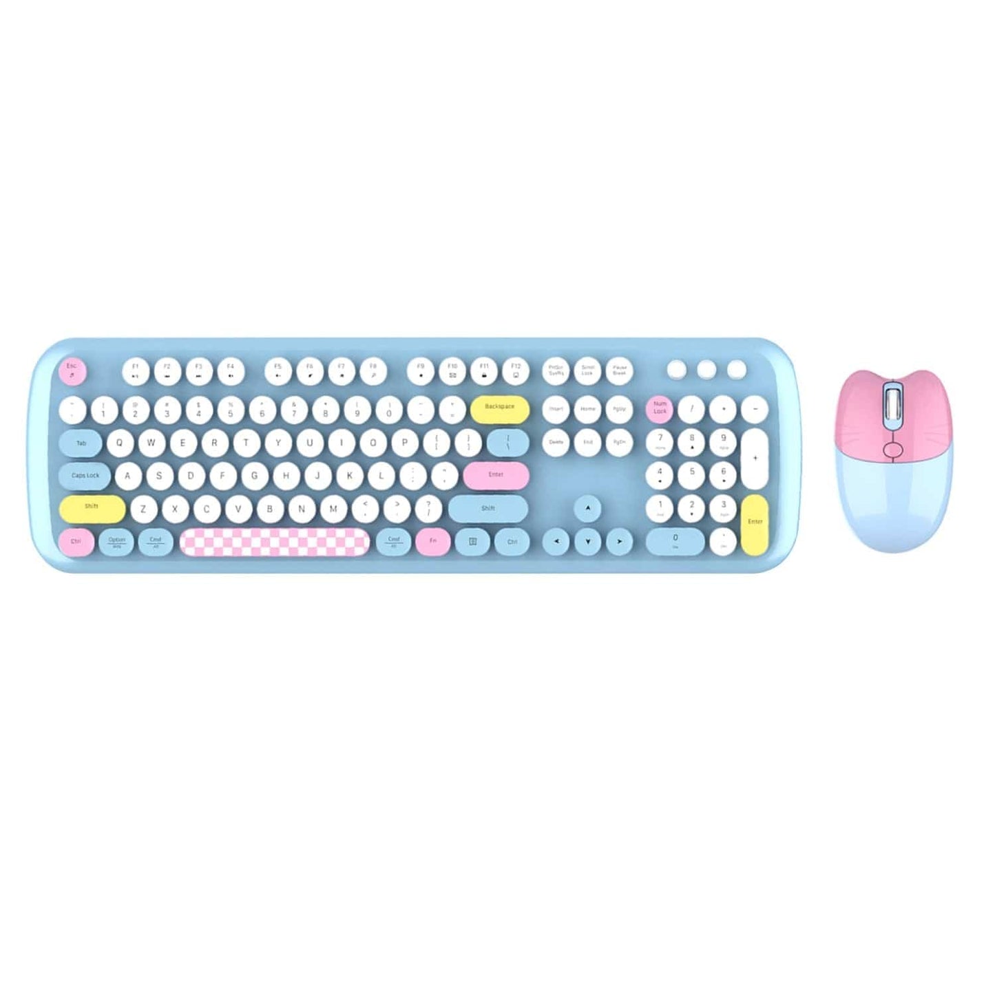 Wireless Keyboard & Mouse Combo - Silent Click