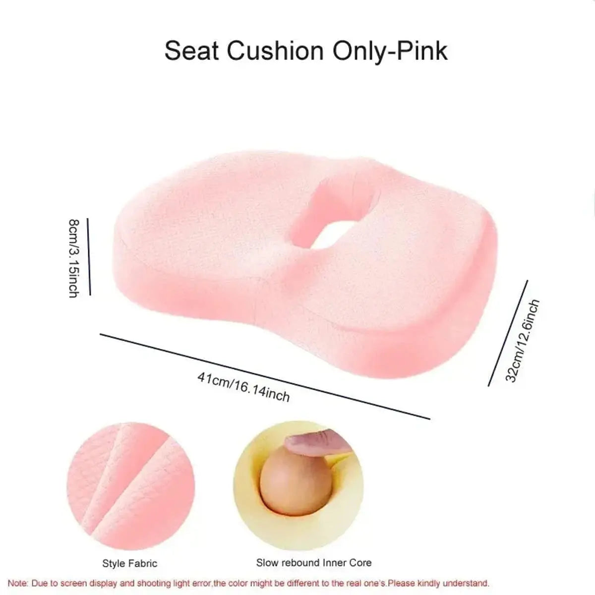 Ergonomic Memory Foam Seat Cushion